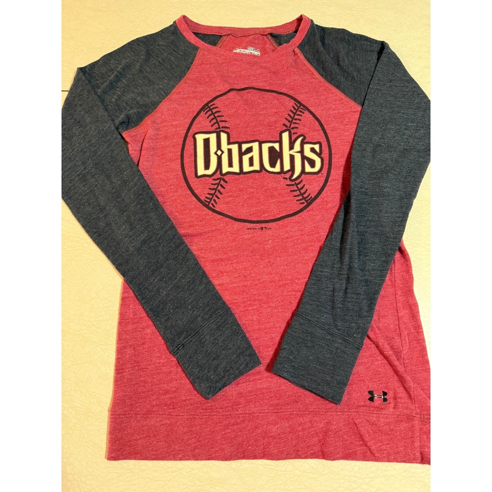 Under Armour Arizona Diamondbacks Dbacks HeatGear Raglan Long Sleeve Shirt SM